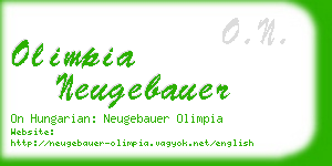 olimpia neugebauer business card